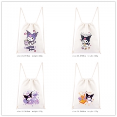 14 Styles Sanrio Kuromi Cartoon Anime Drawstring Bag