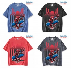 6 Styles Marvel Spider Man Cartoon Character Anime Tshirts