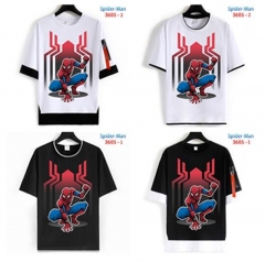 4 Styles Spider Man Cartoon Character Anime Tshirts