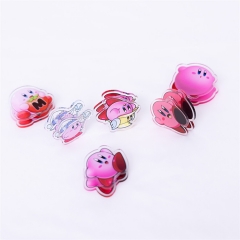 7 Styles 4CM Kirby Cute Acrylic Photo Clip Multi-Functional Anime PP Clip