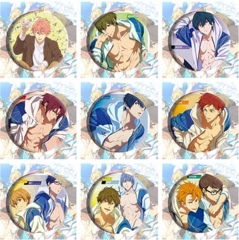 21 Styles Free! Anime Alloy Badge Brooch