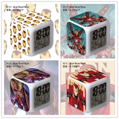6 Styles Iron Man Cartoon Anime Clock