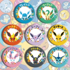 4 Styles 8PCS/SET Pokemon Anime Alloy Badge Brooch