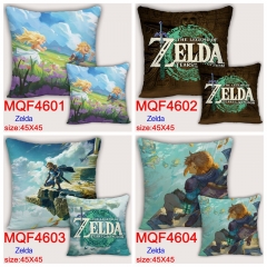 (45*45CM) 20 Styles The Legend Of Zelda Cartoon Color Printing Anime Pillow