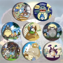 2 Styles 8PCS/SET My Neighbor Totoro Anime Alloy Badge Brooch