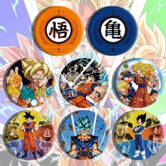 8PCS/SET Dragon Ball Z Anime Alloy Badge Brooch