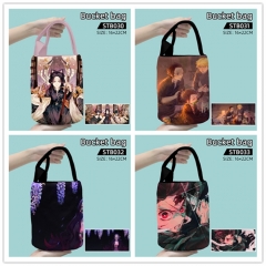 8 Styles Demon Slayer: Kimetsu no Yaiba Shopping Single Shoulder Bag Anime Bucket Bag