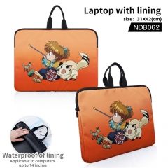 Inuyasha Plant Print Decoration Cartoon Anime Laptop Computer Bag