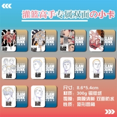 5 Styles 10PCS/SET Slam Dunk Two Sides Anime Laser Card