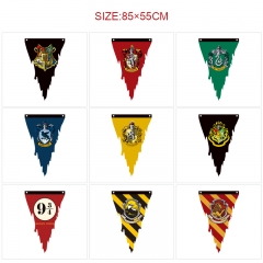 11 Styles 85*55CM Harry Potter Cartoon Decoration Dilapidated Anime Flag