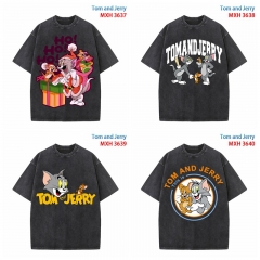 4 Styles Tom and Jerry Cartoon Pattern Anime T shirts