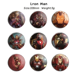 9 Styles Marvel Iron Man Anime Alloy Badge Brooch