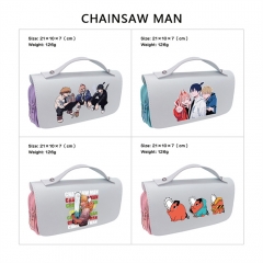 15 Styles Chainsaw Man Cartoon Character Anime Pencil Bag