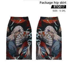 2 Styles Mononoke Women Anime Package Hip Skirt