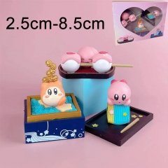 2.5-8.5CM Kirby Cartoon Anime PVC Figure Toy Doll