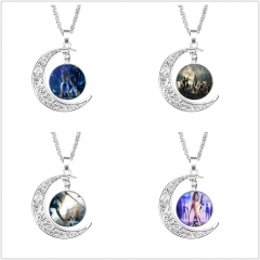 7 Styles Final Fantasy Cosplay Keychain Fashion Jewelry Anime Alloy Necklace