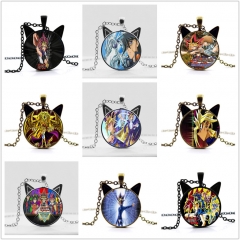 13 Styles Yu Gi Oh Cosplay Keychain Fashion Jewelry Anime Alloy Necklace