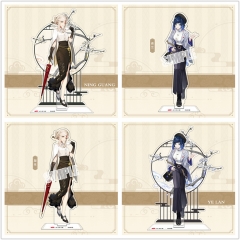 5 Styles Genshin Impact Cartoon Anime Standing Plates