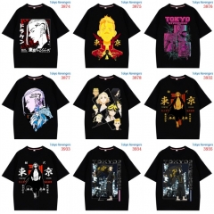 9 Styles Tokyo Revengers Cartoon Short Sleeve Anime T shirts