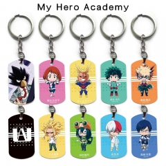 20 Styles Boku No Hero Academia / My Hero Academia Character Decoration Anime Alloy Keychain