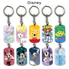 30 Styles Disney Character Decoration Anime Alloy Keychain
