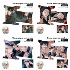 7 Styles Jujutsu Kaisen Cartoon Canvas Anime Tissue Box