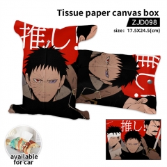 Naruto Cartoon Canvas Anime Tissue Box