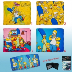 4 Styles Simpsons Anime Short Wallet Purse