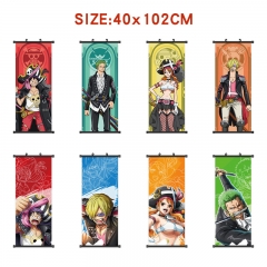 22 Styles 40*102CM One Piece Cartoon Wall Scroll Anime Wallscroll