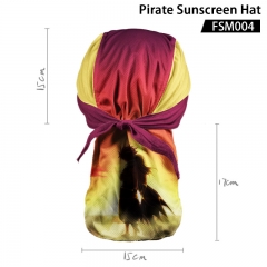Fairy Tail Cartoon Pattern Anime Pirate Sunscreen Hat