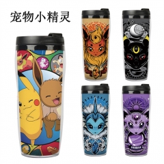 12 Styles Pokemon Double Layer Insulation Anime Water Cup