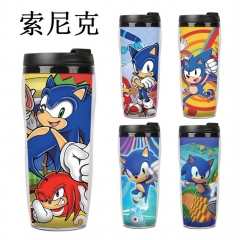 14 Styles Sonic the Hedgehog Double Layer Insulation Anime Water Cup