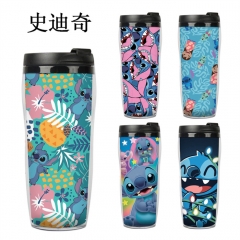 10 Styles Lilo & Stitch Double Layer Insulation Anime Water Cup
