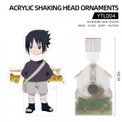 2 Styles Naruto Cartoon Electric Shaking Head Anime Acrylic Standing Plate