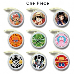 30 Styles One Piece Anime Zipper Coin Purse