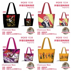 27 Styles Chainsaw Man Cartoon Pattern Handbag Anime Shopping Bag