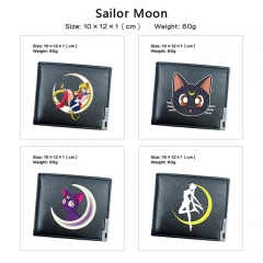 6 Styles Pretty Soldier Sailor Moon Anime Short Wallet Purse