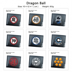 17 Styles Dragon Ball Z Anime Short Wallet Purse