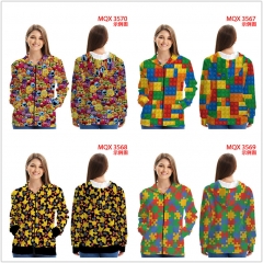 4 Styles Simple Lego And Duck Printed Casual Cartoon Character Pattern Anime Hoodies
