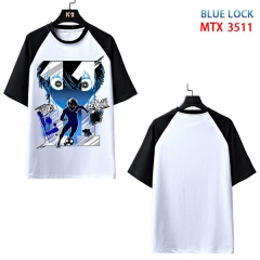 Blue Lock Cartoon Pattern Anime T Shirt