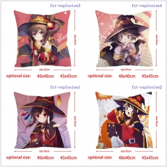 2 Sizes 6 Styles konosuba an explosion on this wonderful world! Cartoon Pattern Decoration Anime Pillow