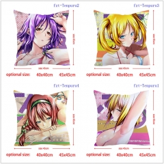 2 Sizes 4 Styles TenPuru: No One Can Live on Loneliness Cartoon Pattern Decoration Anime Pillow