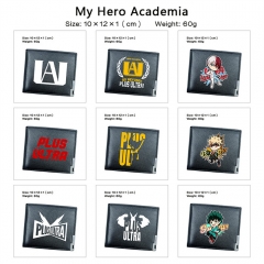 10 Styles My Hero Academia PU Anime Short Wallet Purse