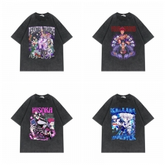 6 Styles Hunter x Hunter Round Neck Short Sleeve T-shirt Anime Wash Water T Shirts