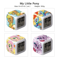 8 Styles My Little Pony Cartoon LED Anime Clock
