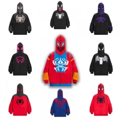 10 Styles The Avengers Spider Man Deadpool Hooded Anime Zipper Hoodies
