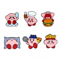 6 Styles Kirby Cartoon Alloy Pin Anime Brooch