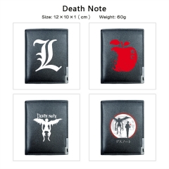 8 Styles Death Note Cosplay PU Purse Folding Anime Short Wallet