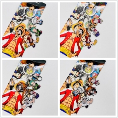 6 Styles One Piece Cartoon Character Keyring Anime Alloy Keychain