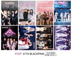 42*29CM 8PCS/SET K-POP BLACKPINK Paper Anime Posters